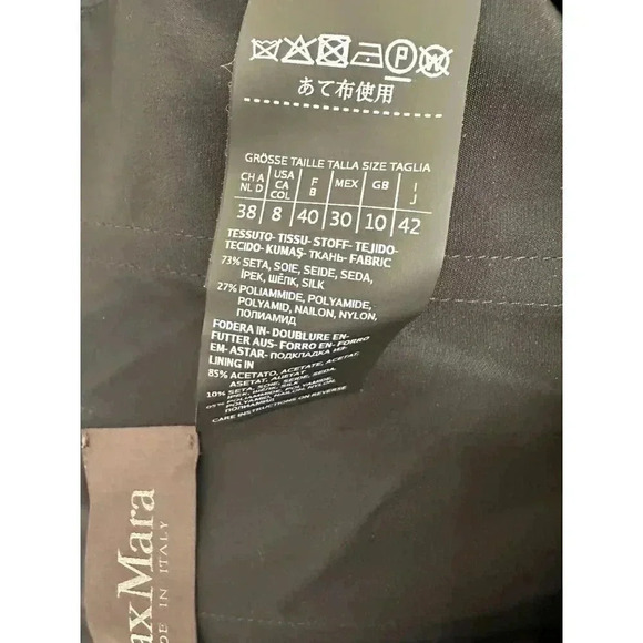 Max Mara, shoulderless Jumpsuit, Black, 8 - Picture 3 of 6